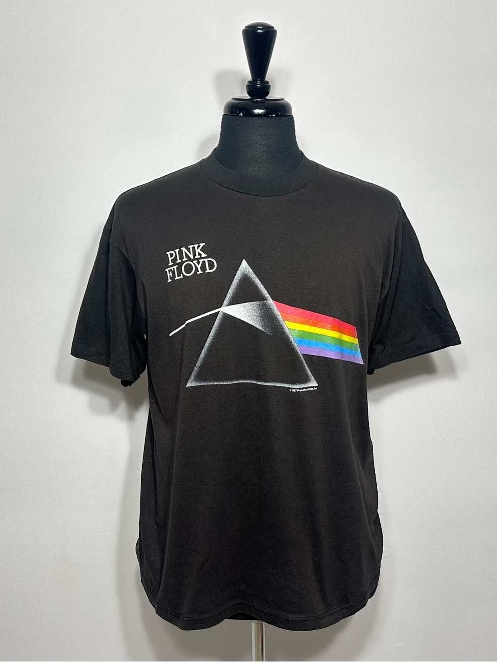 Vintage 1987 Pink Floyd Dark Side Of The Moon 2-Sided Single Stitch T Shirt XL